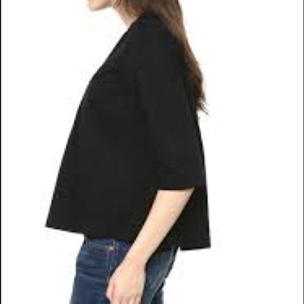 NWT Levi’s: Medium Black Threaded Long Sleeve Blouse - Picture 4 of 7